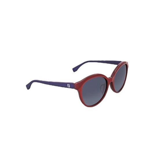 Fendi Oversized Round Cat Eye FF0045 Two Tone Casual Designer Sunglasses - Picture 2 of 13